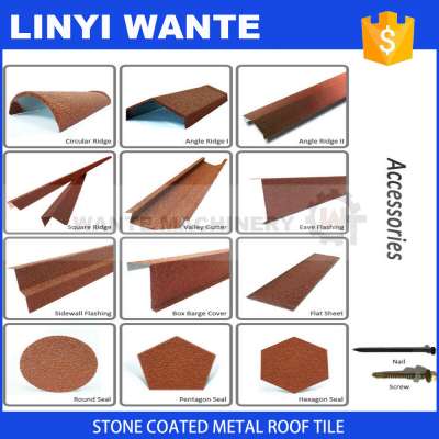 Accessories for Building Material Stone Coated Metal Roof Tile