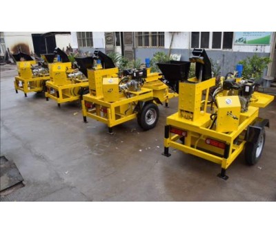 Diesel Engine Clay Interlocking Brick/Block Making Machine