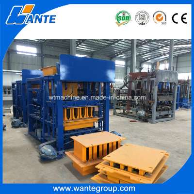 Qt4-18 Hydraulic Color Paving Block/Brick Machine/Cement Brick Moulding Machine